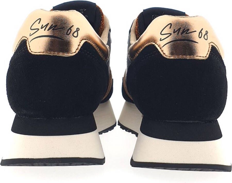 Sun68 Nylon Solid Sneaker met Geborduurd Logo Black Dames - Foto 10