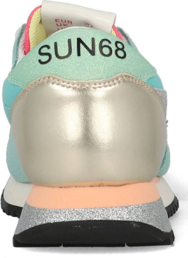 Sun68 Stargirl Glitter Lage sneakers Dames Blauw