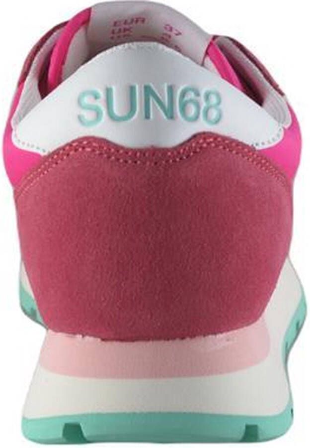 Sun68 Sun 68 Ally Solid Nylon dames sneaker Fuchsia