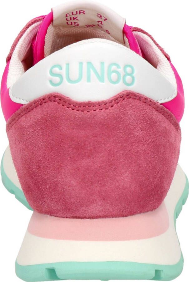 Sun68 Sun 68 Ally Solid Nylon dames sneaker Fuchsia