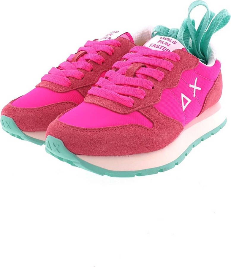 Sun68 Sun 68 Ally Solid Nylon dames sneaker Fuchsia