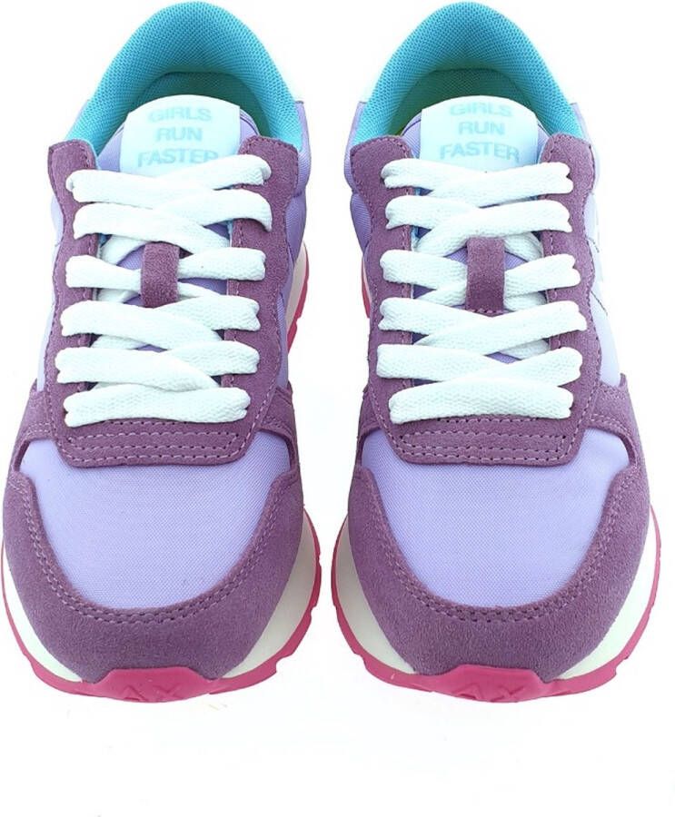 Sun68 Sun 68 Ally Solid Nylon dames sneaker Lila