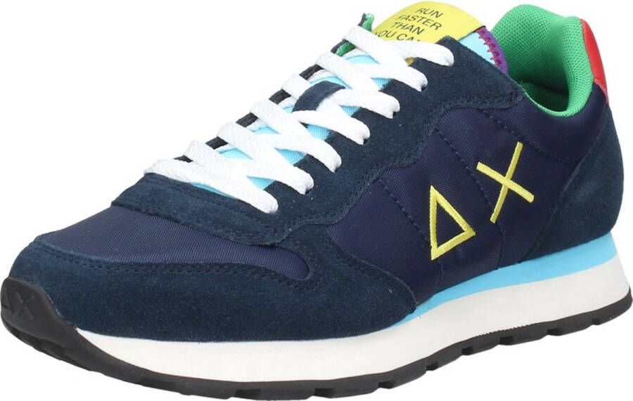 Sun68 Tom For Peace Lage sneakers Heren Blauw