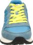 Sun68 Blauwe Solid Nylon Sneaker met Extra Veters Multicolor Heren - Thumbnail 12