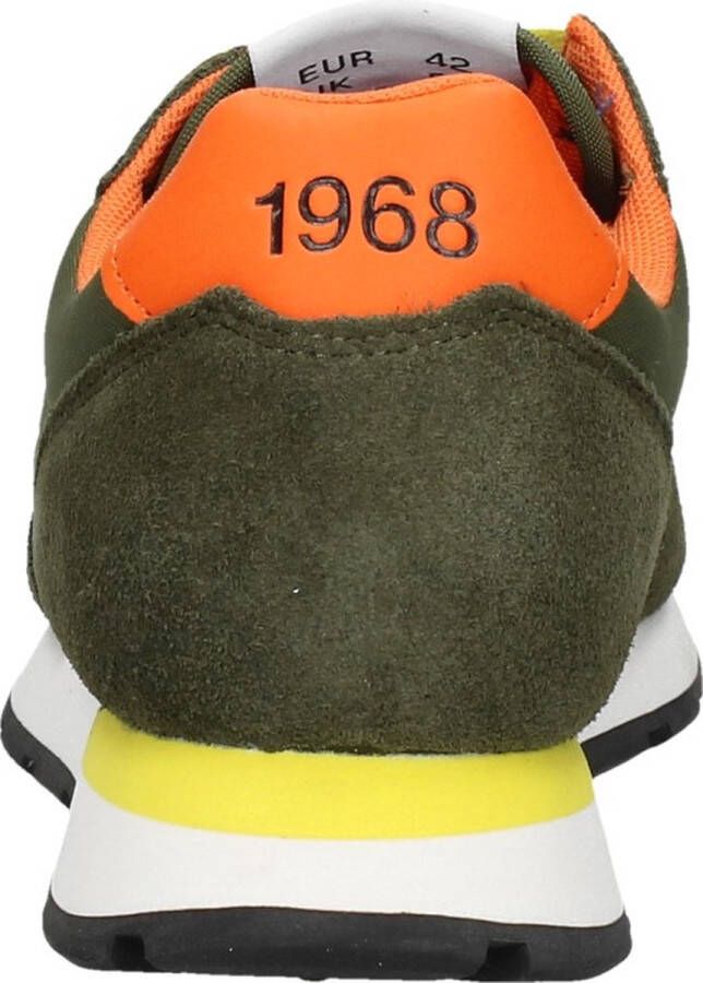 Sun68 Tom Solid Nylon Men Lage sneakers Heren Groen