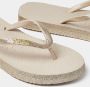 Sundek Flip Flop Dames Slipper Goud Glitter - Thumbnail 2