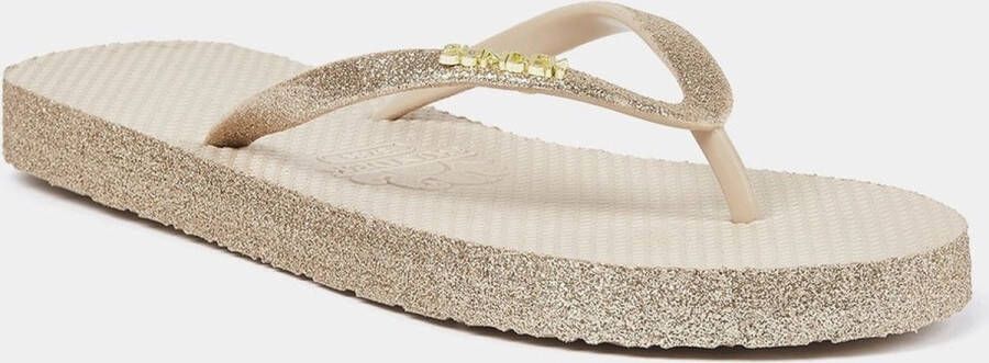 Sundek Flip Flop Dames Slipper Goud Glitter