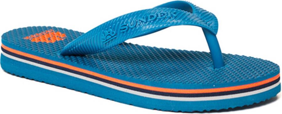 Sundek kids teenslippers barracuda blauw