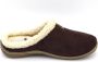 Super Cracks Home Dames Pantoffel Muil 35625 015A Donkerbruin - Thumbnail 3