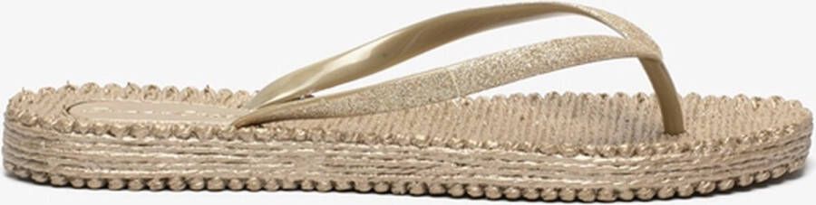 Super Cracks Teenslippers in goud voor Dames 705701–92 - Foto 4