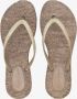 Super Cracks Teenslippers in goud voor Dames 705701–92 - Thumbnail 9