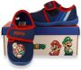 Super Mario Jongens Pantoffel Blauw - Thumbnail 4