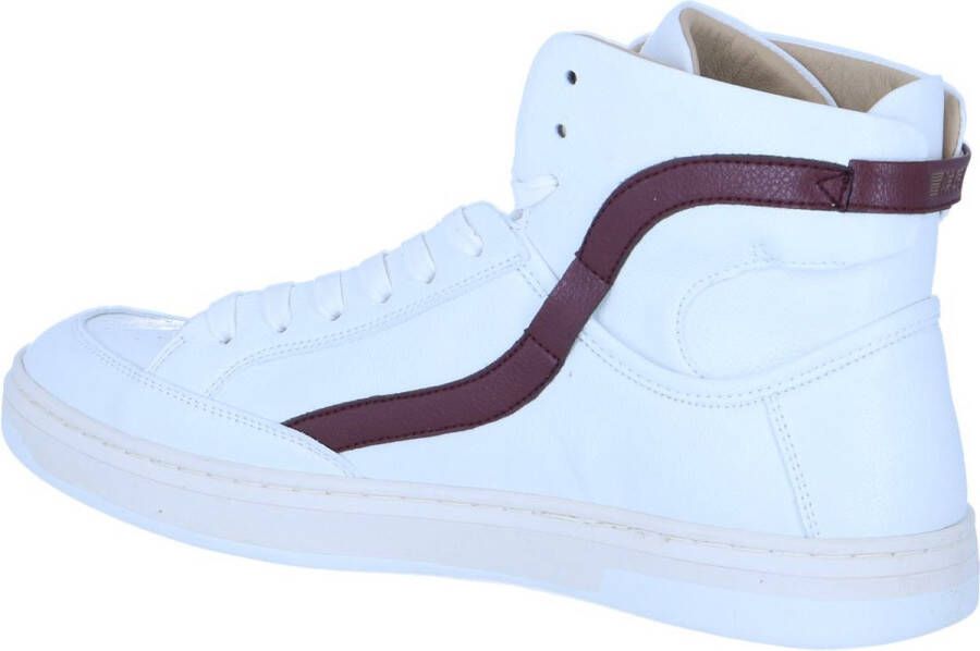 Superdry VEGAN BASKET OV HIGH TRAINER White Oxblood (MF110078A 4ML)