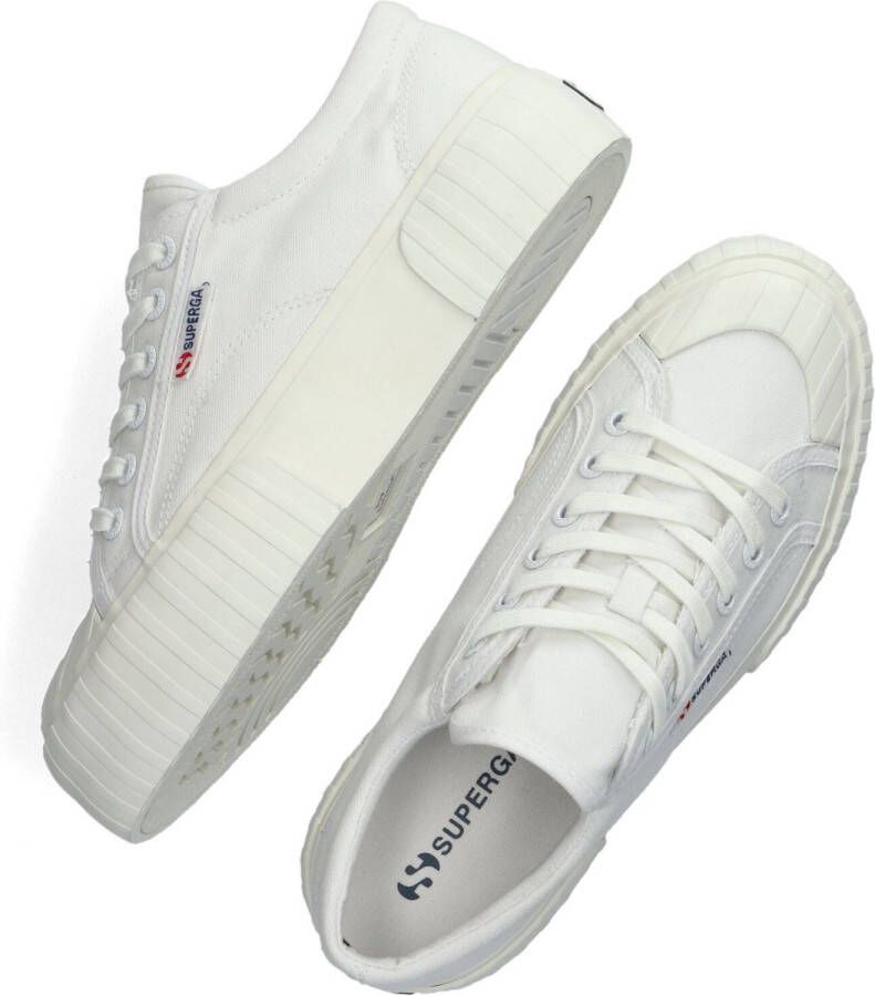 Superga 2631 Str. Platform W-w Lage sneakers Dames Wit - Foto 8