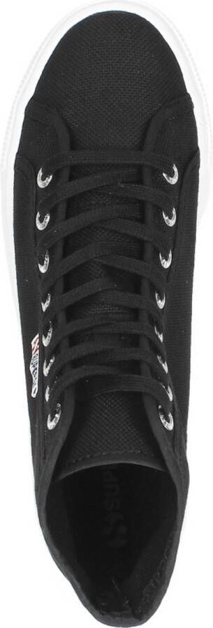 Superga 2708 Hi-Top Veterschoenen Hoog zwart