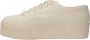 Superga 2790 Cotw Line Up And Down Lage sneakers Dames Beige - Thumbnail 7