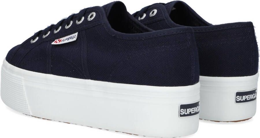 Superga 2790 Cotw Line Up And Down Lage sneakers Dames Blauw