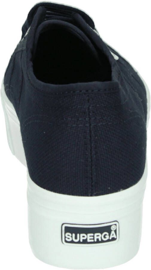 Superga 2790 Cotw Line Up And Down Lage sneakers Dames Blauw