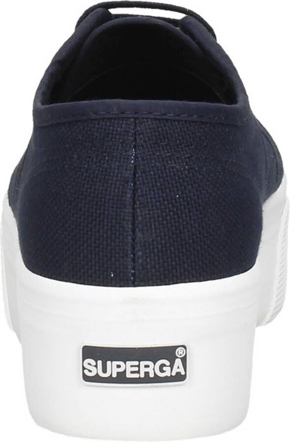 Superga 2790 Cotw Line Up And Down Lage sneakers Dames Blauw