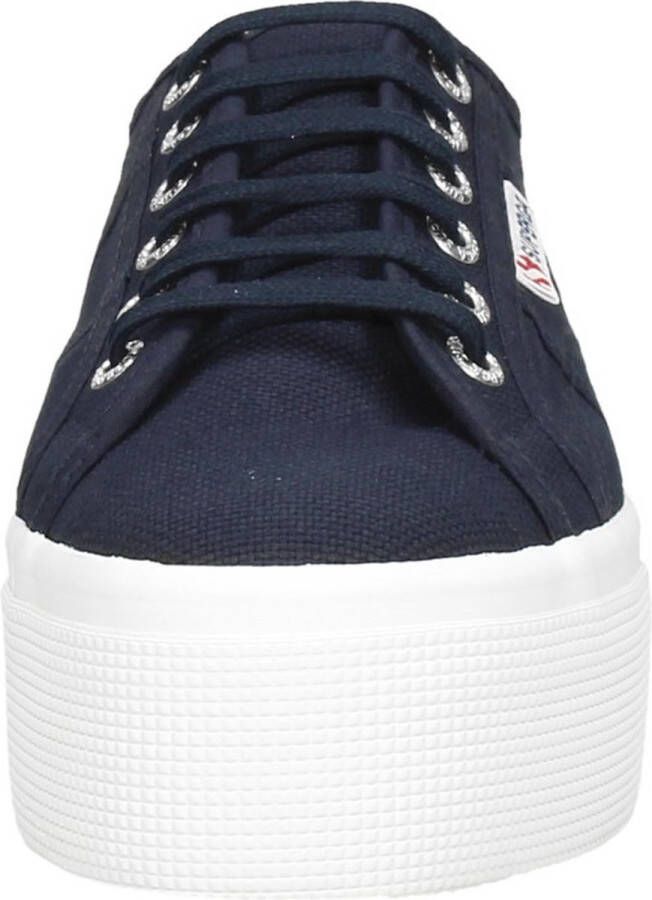 Superga 2790 Cotw Line Up And Down Lage sneakers Dames Blauw