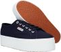 Superga 2790 Cotw Line Up And Down Lage sneakers Dames Blauw - Thumbnail 13