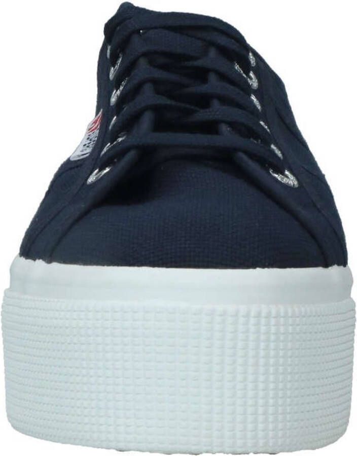Superga 2790 Cotw Line Up And Down Lage sneakers Dames Blauw