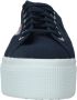 Superga 2790 Cotw Line Up And Down Lage sneakers Dames Blauw - Thumbnail 15
