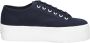 Superga 2790 Cotw Line Up And Down Lage sneakers Dames Blauw - Thumbnail 5