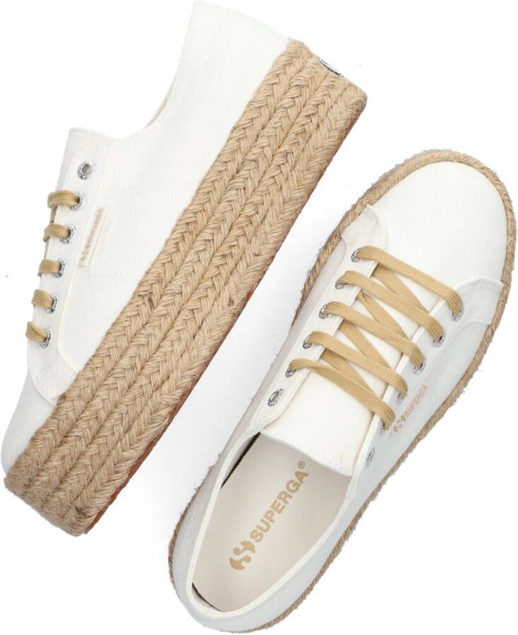 Superga 2790 Drill Denim Rope Lage sneakers Dames Beige - Foto 6