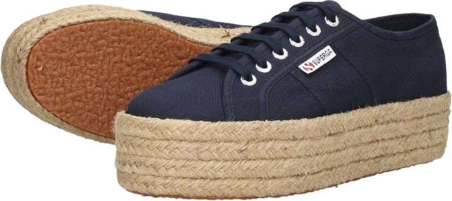 Superga 2790 Rope Veterschoenen Laag blauw