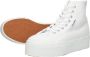 Superga Witte Casual High-Top Damessneakers White Dames - Thumbnail 6