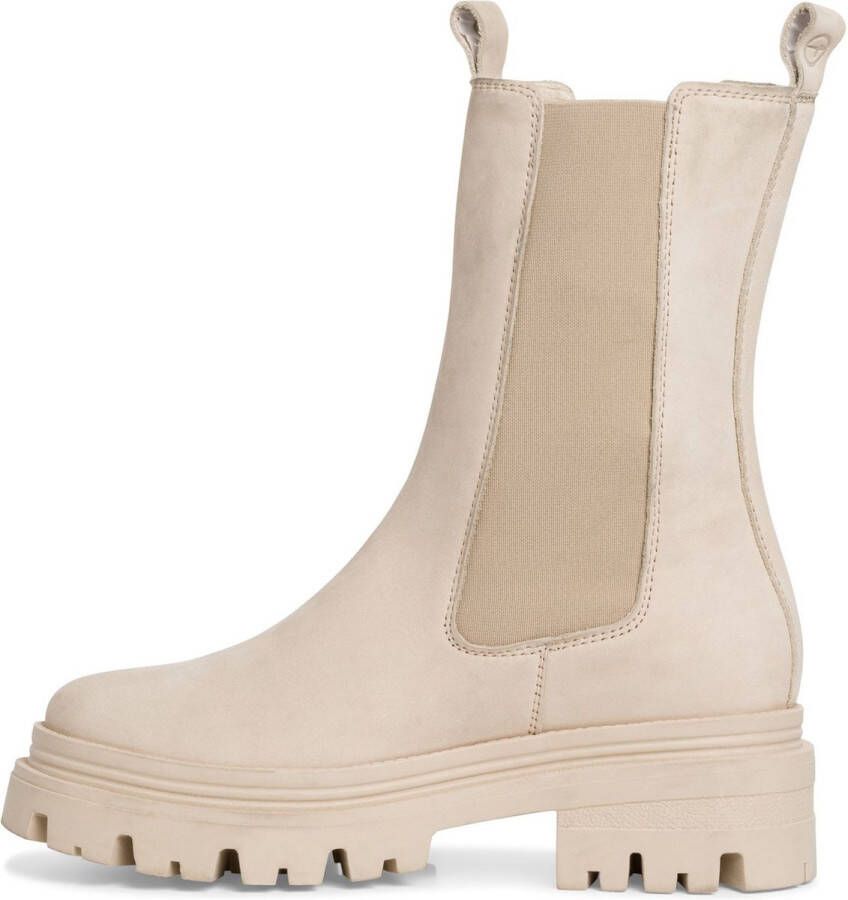 Tamaris Chelsea boots beige Leer 182402 Dames