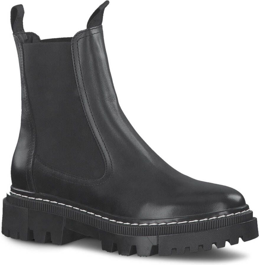 Tamaris Chelsea boots zwart Leer 182223 Dames