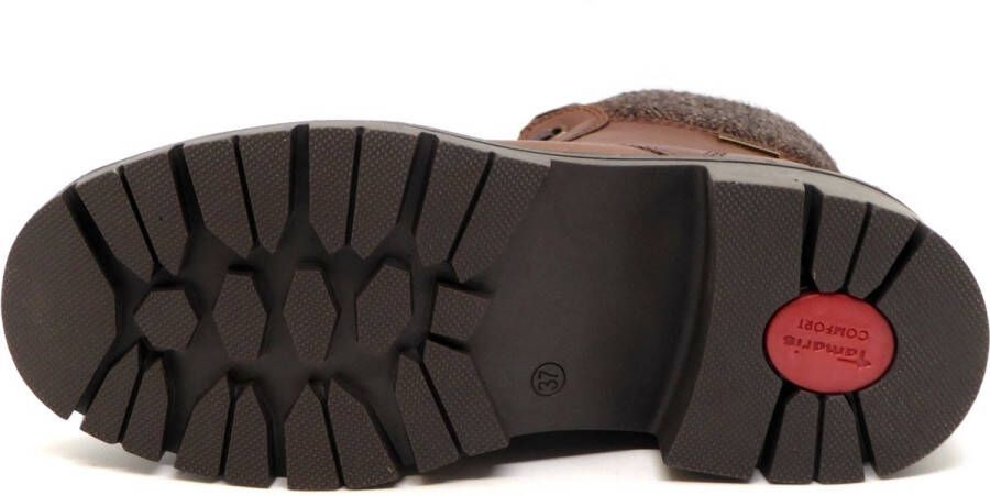 Tamaris COMFORT Dames Veterboot 86213-328 Bruin