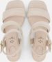 Tamaris Comfort Sandalen met hak beige Dames - Thumbnail 4