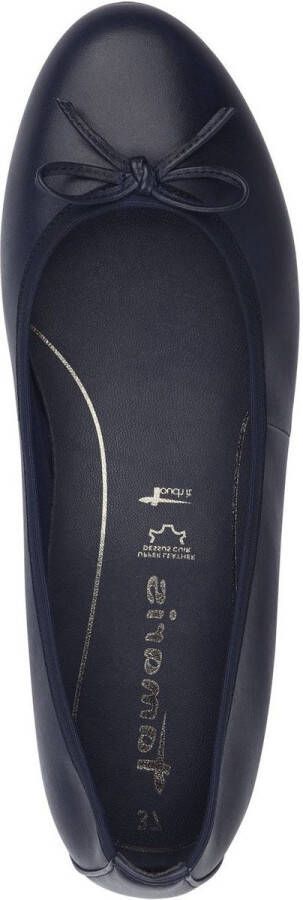 Tamaris Ballerina Instappers blauw Leer Dames - Foto 4