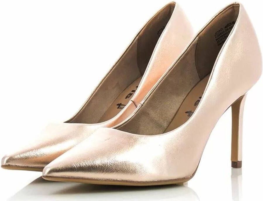 Tamaris Dames Pump Powder Metal ROSEGOLD