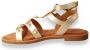 Tamaris Romeinse sandalen in een metallic look - Thumbnail 10