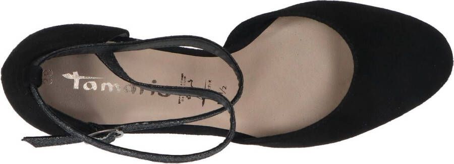 Tamaris Stijlvolle Suède Hoge Hak Sandalen Black Dames - Foto 11