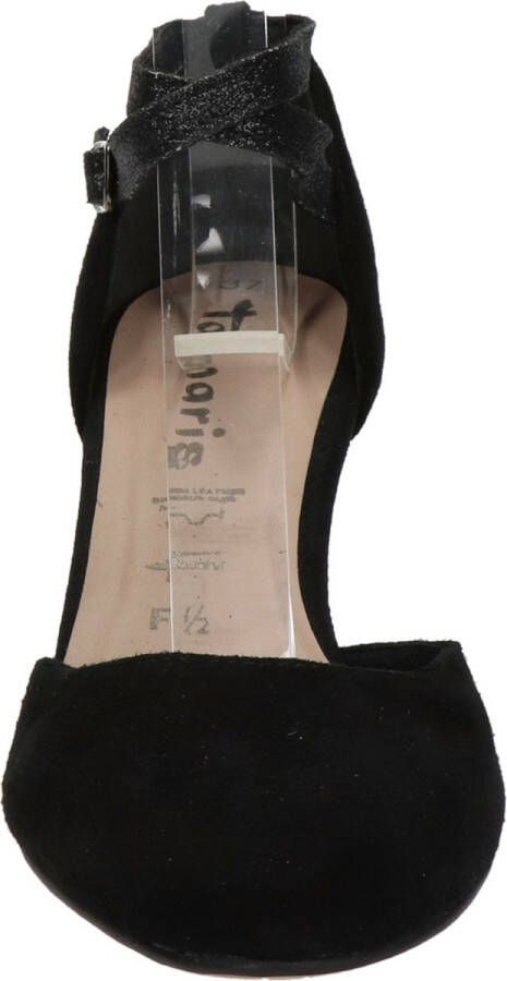 Tamaris Stijlvolle Suède Hoge Hak Sandalen Black Dames - Foto 7