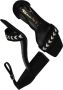 Tamaris Stijlvolle zwarte leren hoge hak sandalen Black Dames - Thumbnail 10