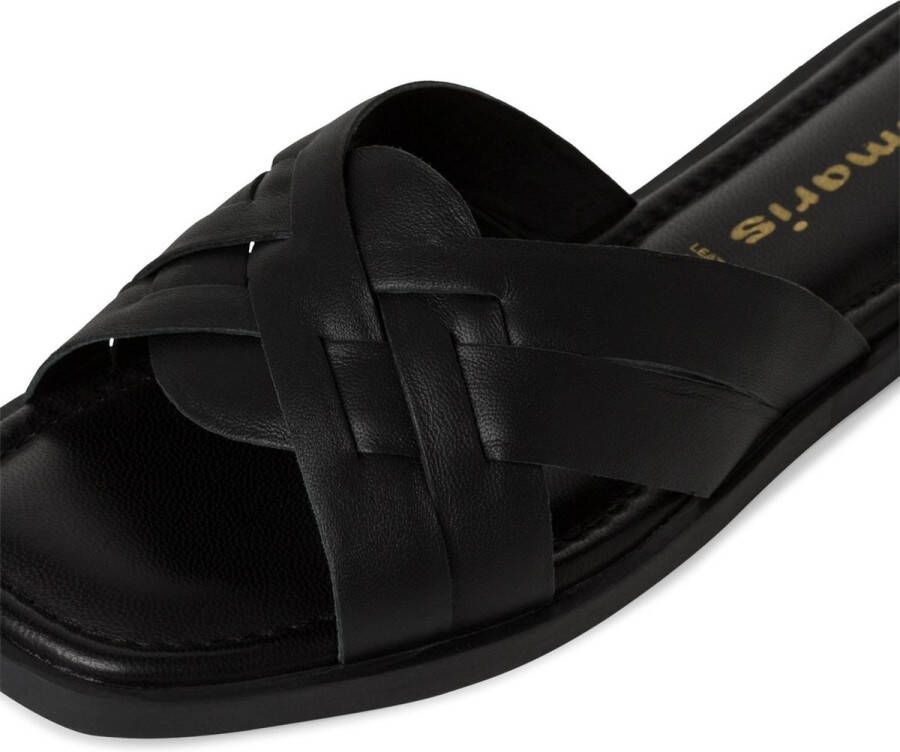 Tamaris Slipper 1-24391-41 - Bequemer Leder Slipper Ohne Absatz