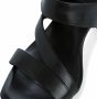 Tamaris Elegante zwarte open teen sandalen Black Dames - Thumbnail 6