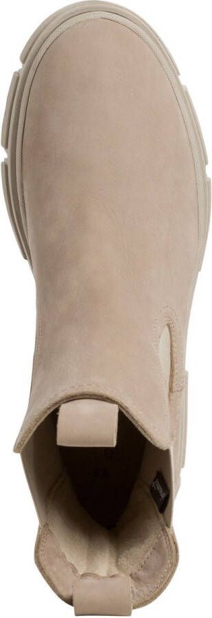 Tamaris Trendy Beige Leren Chelsea Laars Beige Dames - Foto 10