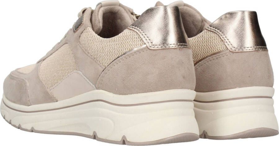 Tamaris Glam Com Sneakers beige Imitatieleer Dames