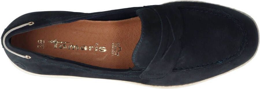 Tamaris Instappers Blauw Leer 131308 Dames Leer - Foto 13