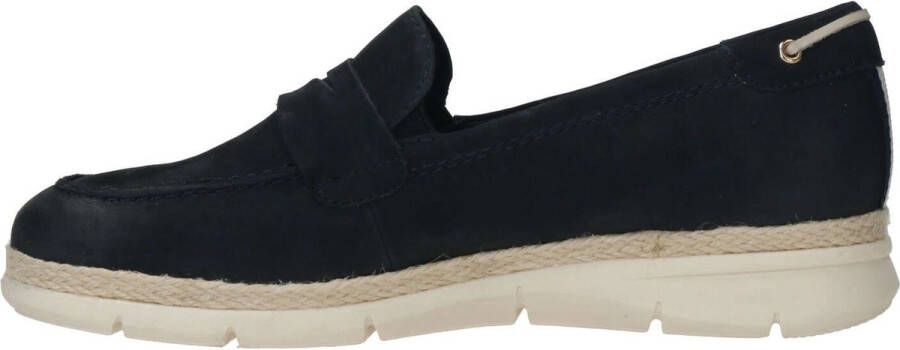 Tamaris Instappers blauw Leer 131308 Dames