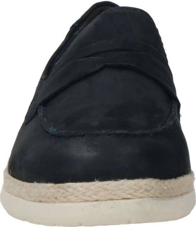 Tamaris Instappers blauw Leer 131308 Dames