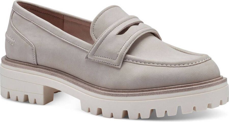 Tamaris instappers taupe Dames
