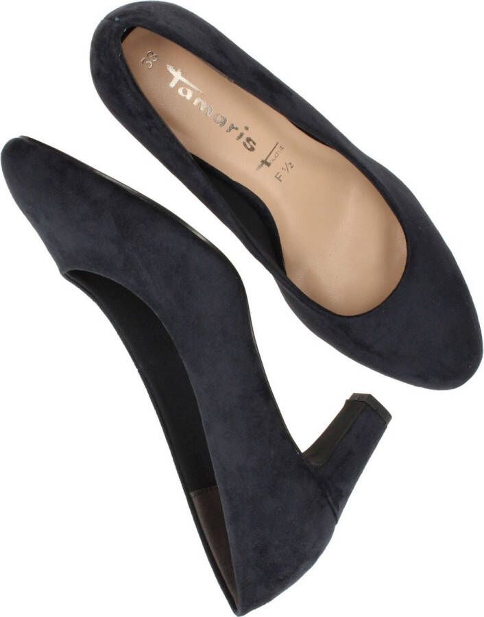 Tamaris Pumps blauw Textiel Dames